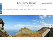 Tablet Screenshot of longmeadhouse.co.uk